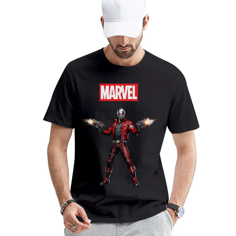 Marvel Star - Lord Graphic T - Shirt - Embrace the Swagger of the Galaxy's Legendary Outlaw!
