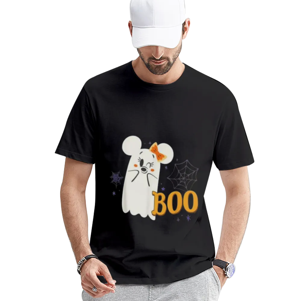 Disney Minnie Mouse Cute Little Ghost Boo Halloween T-Shirt