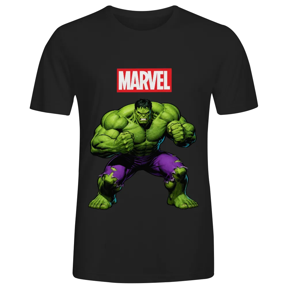 Marvel Hulk Graphic T - Shirt - Unleash the Unstoppable Green Goliath!