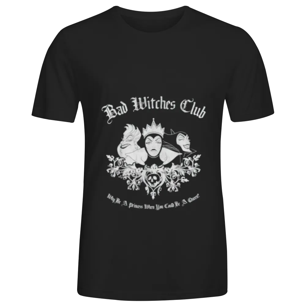 Disney Villains Bad Witches Club Group Shot Vintage T-Shirt