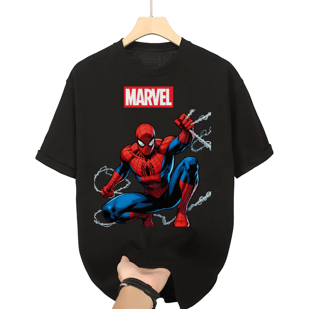 Marvel Spider - Man Graphic T - Shirt - Swing into Action with the Friendly Neighborhood Hero!