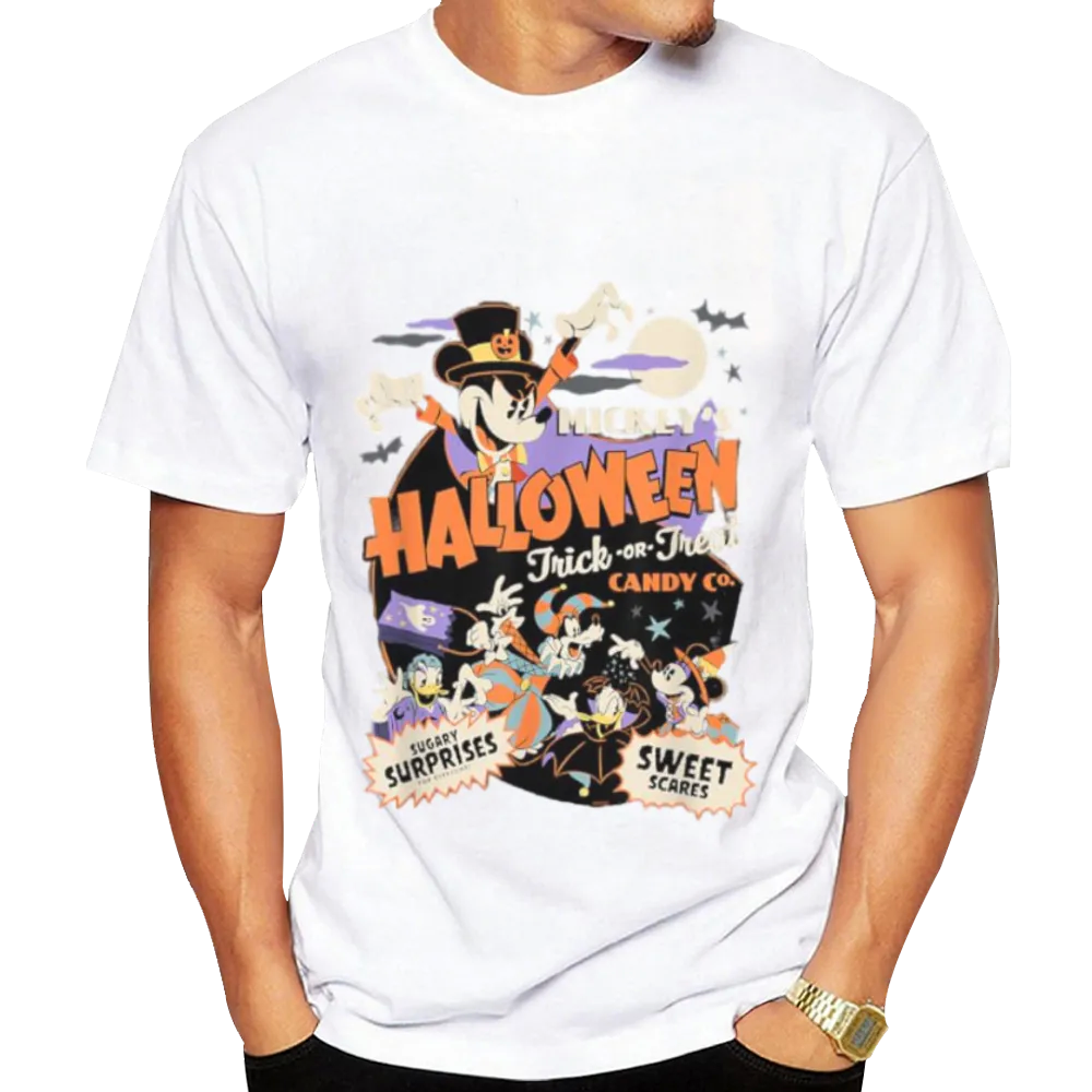 Trendy Mickey Halloween Graphic Tee | Perfect for Spooky Season Vibes