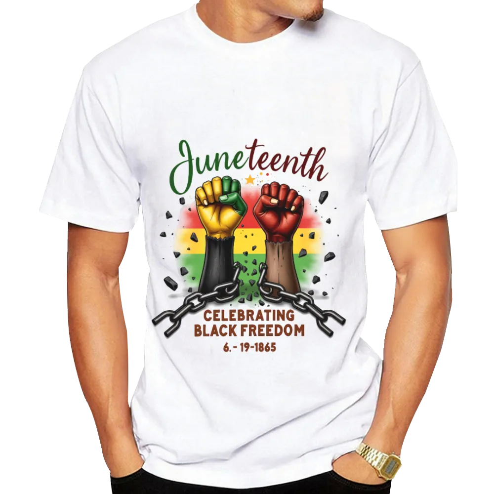 Juneteenth Celebration Graphic Tee - Commemorating Black Freedom