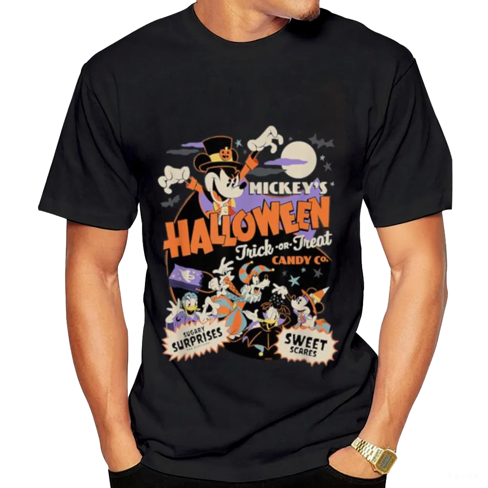 Trendy Mickey Halloween Graphic Tee | Perfect for Spooky Season Vibes