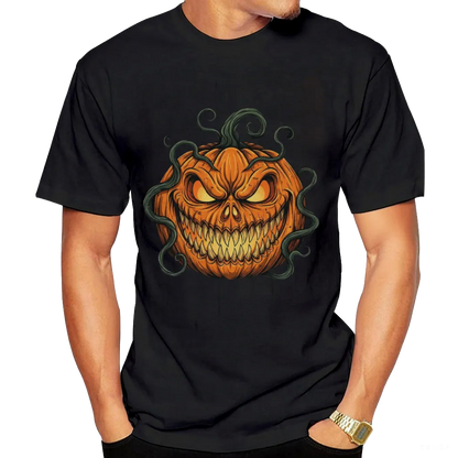 Scary Halloween Pumpkin Graphic Tee