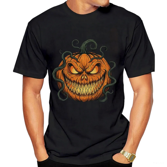 Scary Halloween Pumpkin Graphic Tee