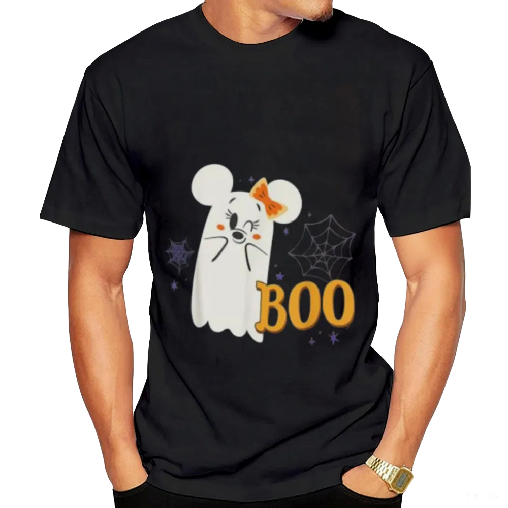 Disney Minnie Mouse Cute Little Ghost Boo Halloween T-Shirt