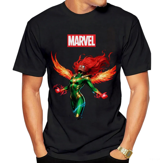 Marvel Phoenix Force Jean Grey Graphic Tee - Unleash the Cosmic Power!