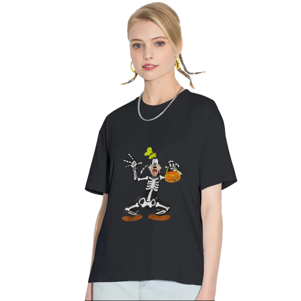 Goofy Skeleton Halloween T-Shirt