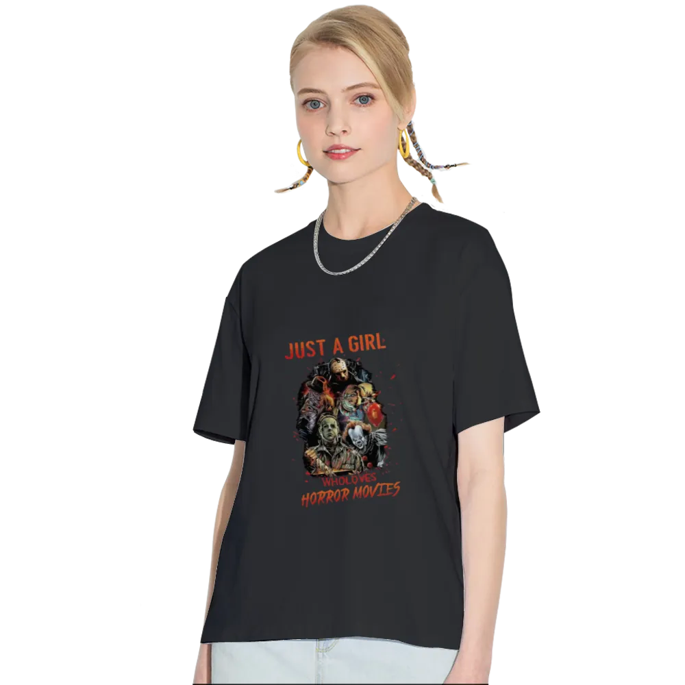 Halloween Graphic & Letter Print T-Shirt, Casual Short Sleeve Top For Spring & Summer