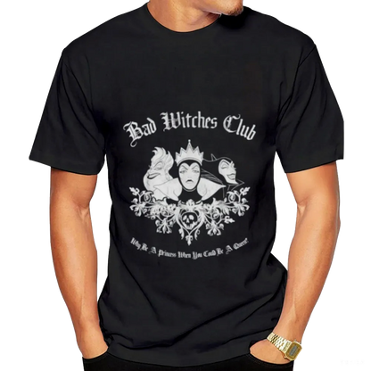 Disney Villains Bad Witches Club Group Shot Vintage T-Shirt