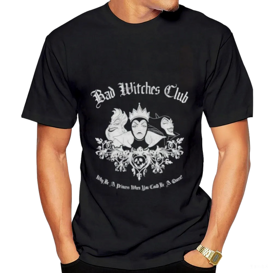 Disney Villains Bad Witches Club Group Shot Vintage T-Shirt