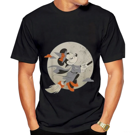 Disney Minnie Mouse Flying Witch Costume Halloween T-Shirt