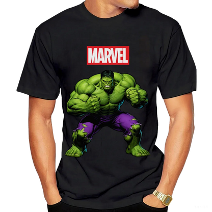 Marvel Hulk Graphic T - Shirt - Unleash the Unstoppable Green Goliath!