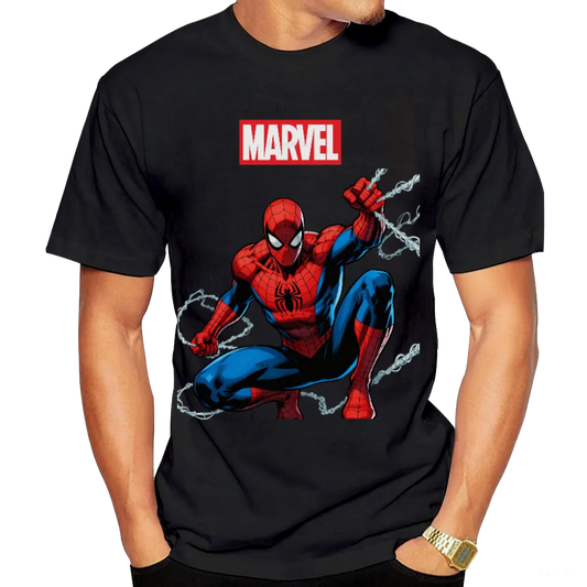 Marvel Spider - Man Graphic T - Shirt - Swing into Action with the Friendly Neighborhood Hero!