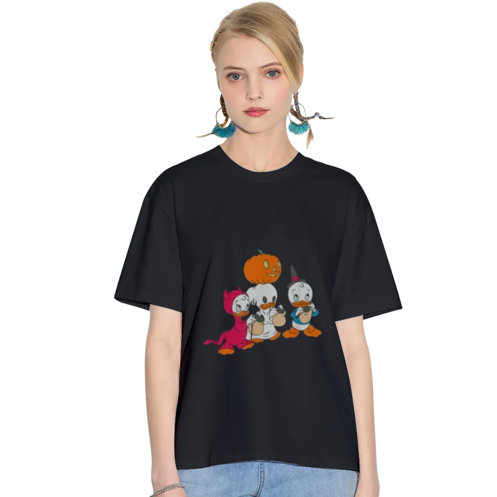 DuckTales Halloween Trick Or Treat Costume Portrait T-Shirt