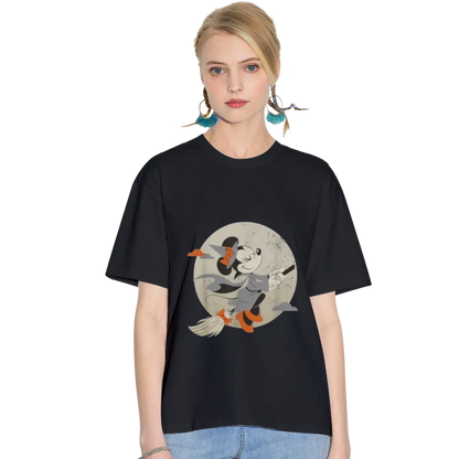 Disney Minnie Mouse Flying Witch Costume Halloween T-Shirt