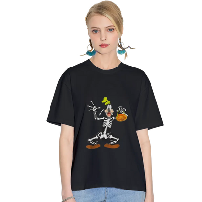 Goofy Skeleton Halloween T-Shirt