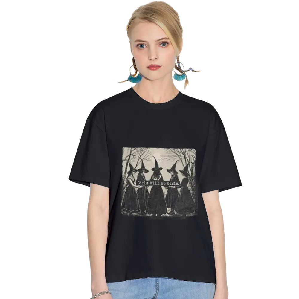 Basic Witch Halloween T Shirt Women Vintage Graphic Coffee Tees Shirt Short Sleeve Casual Funny Halloween Party Shirts