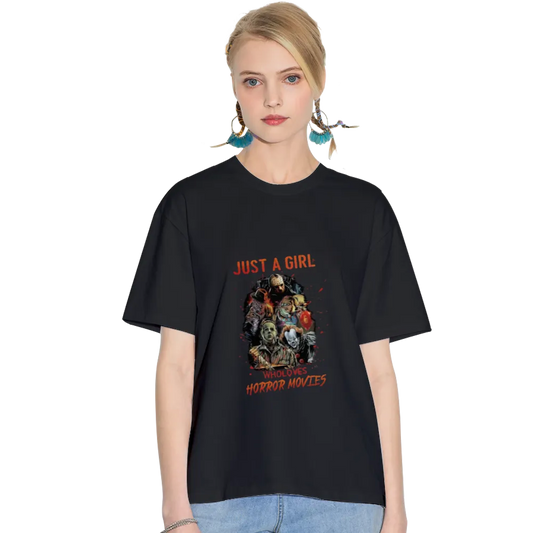 Halloween Graphic & Letter Print T-Shirt, Casual Short Sleeve Top For Spring & Summer