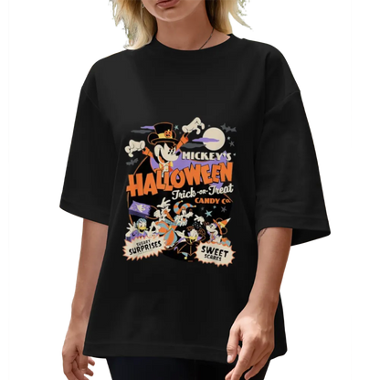 Trendy Mickey Halloween Graphic Tee | Perfect for Spooky Season Vibes