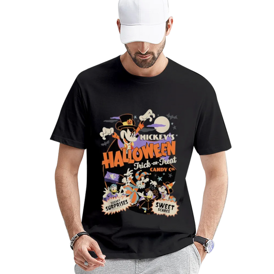Trendy Mickey Halloween Graphic Tee | Perfect for Spooky Season Vibes