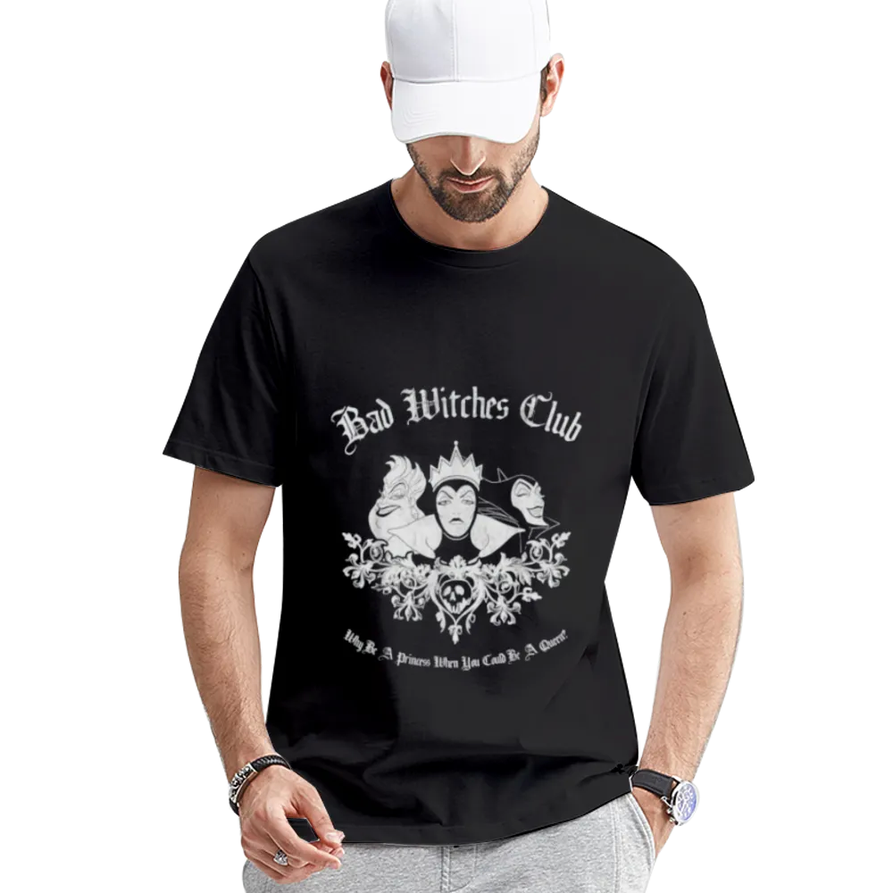 Disney Villains Bad Witches Club Group Shot Vintage T-Shirt