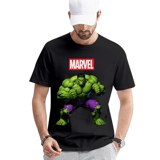Marvel Hulk Graphic T - Shirt - Unleash the Unstoppable Green Goliath!