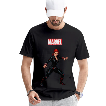 Marvel Black Widow Graphic T - Shirt - Unleash the Grace and Power of the World's Deadliest Spy!