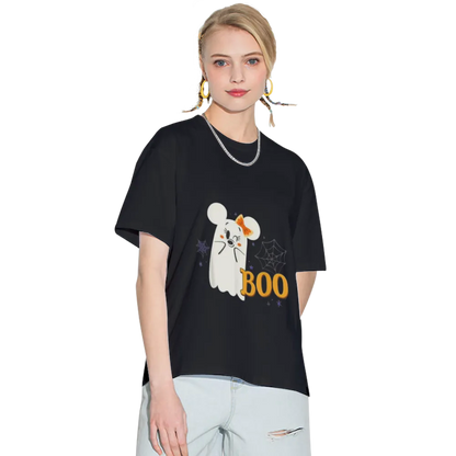 Disney Minnie Mouse Cute Little Ghost Boo Halloween T-Shirt