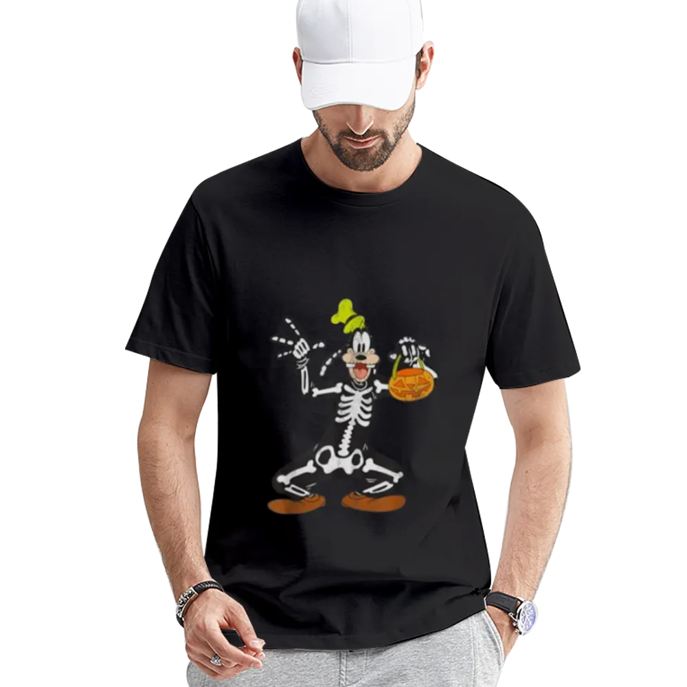 Goofy Skeleton Halloween T-Shirt