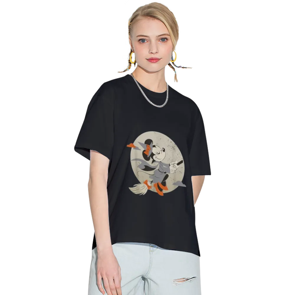 Disney Minnie Mouse Flying Witch Costume Halloween T-Shirt