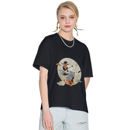 Disney Minnie Mouse Flying Witch Costume Halloween T-Shirt