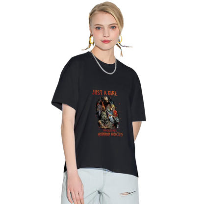 Halloween Graphic & Letter Print T-Shirt, Casual Short Sleeve Top For Spring & Summer