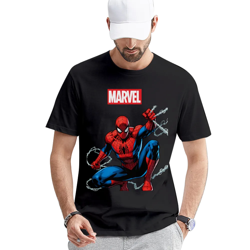 Marvel Spider - Man Graphic T - Shirt - Swing into Action with the Friendly Neighborhood Hero!