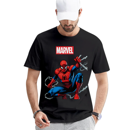 Marvel Spider - Man Graphic T - Shirt - Swing into Action with the Friendly Neighborhood Hero!
