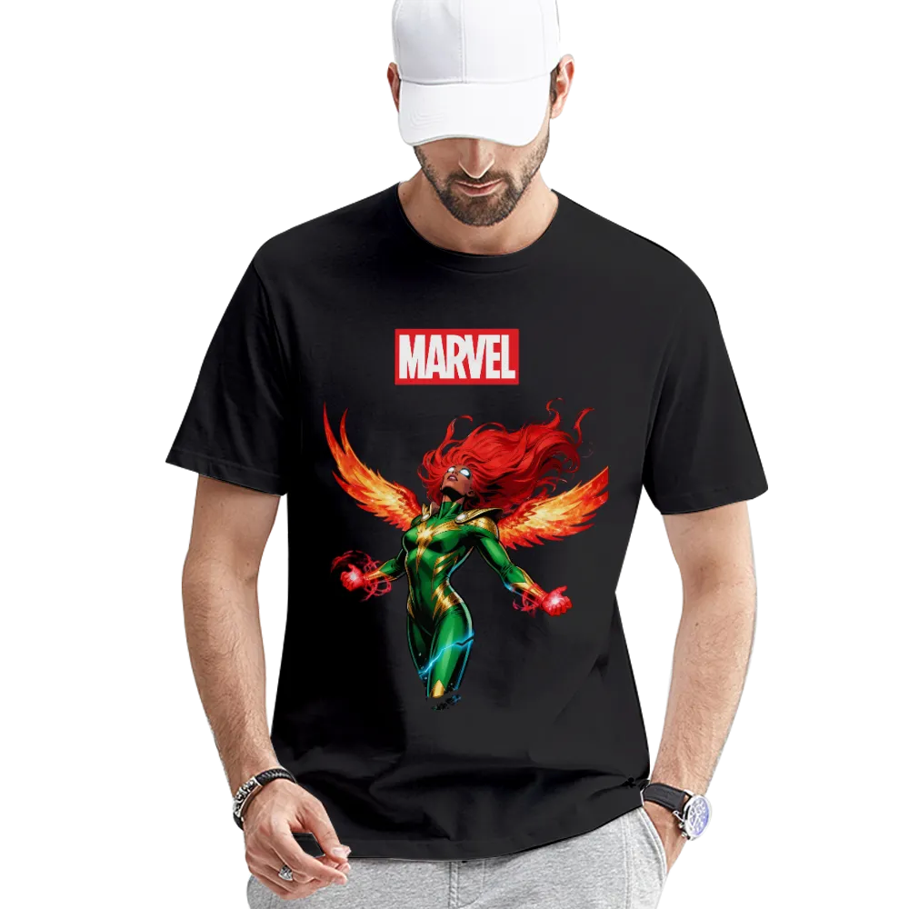Marvel Phoenix Force Jean Grey Graphic Tee - Unleash the Cosmic Power!