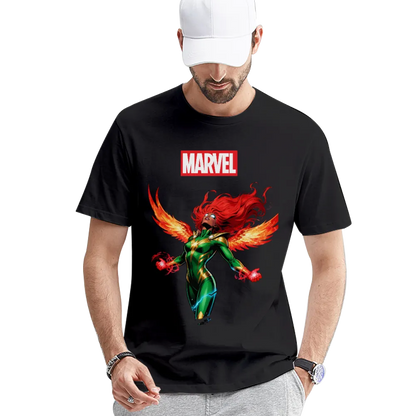 Marvel Phoenix Force Jean Grey Graphic Tee - Unleash the Cosmic Power!