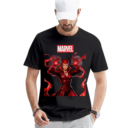 Marvel Scarlet Witch Graphic T - Shirt - Unleash the Chaos Magic!
