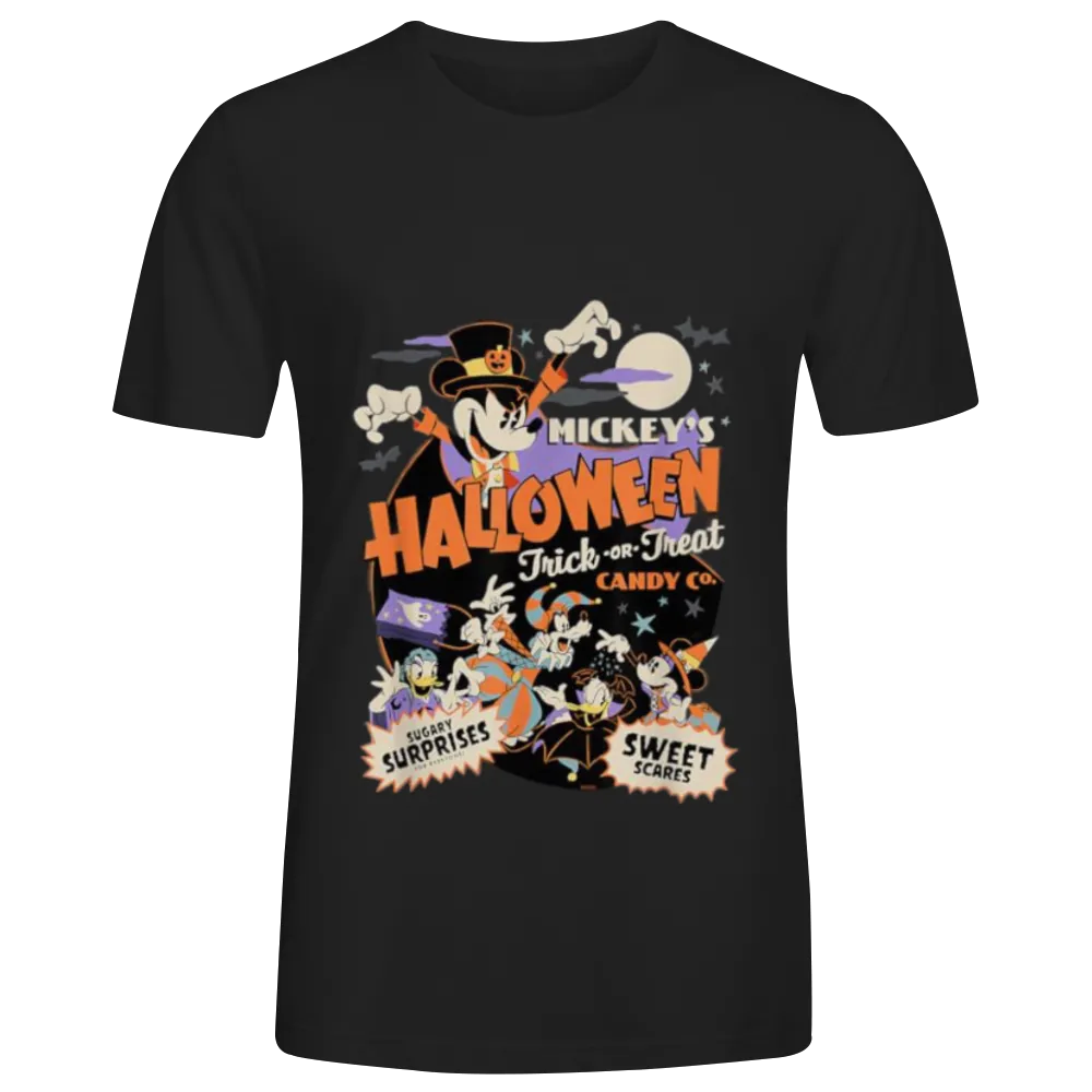Trendy Mickey Halloween Graphic Tee | Perfect for Spooky Season Vibes