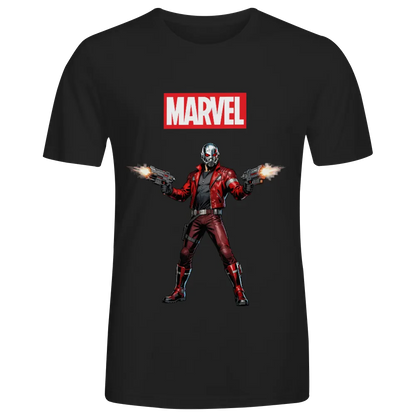Marvel Star - Lord Graphic T - Shirt - Embrace the Swagger of the Galaxy's Legendary Outlaw!
