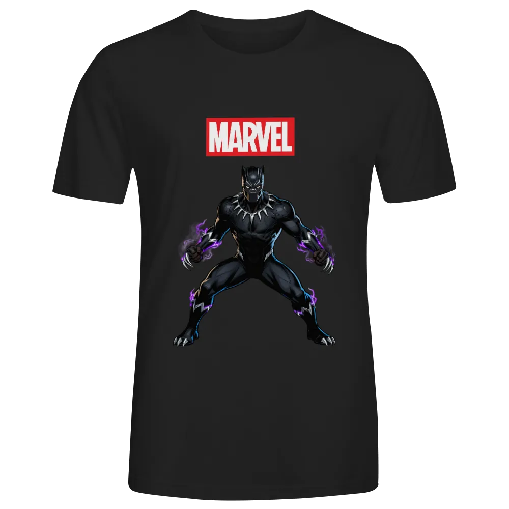 Marvel Black Panther Graphic T - Shirt - Embrace the Power of Wakanda!