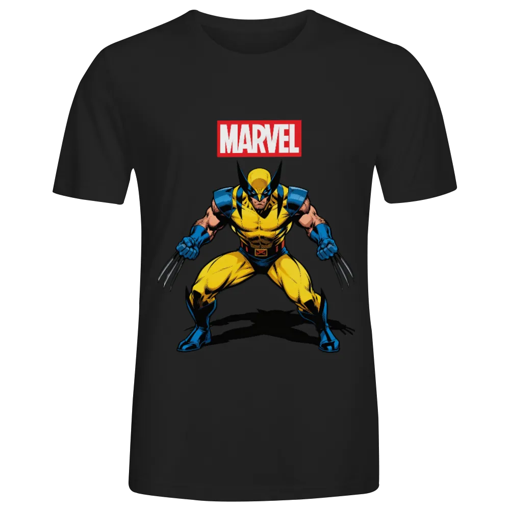 Marvel Wolverine Graphic T - Shirt - Unleash the Adamantium Fury!