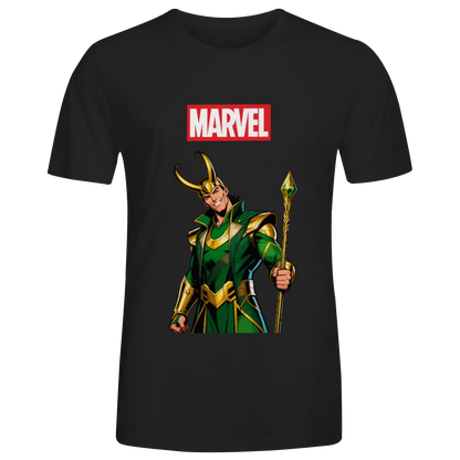 Marvel Loki Graphic T - Shirt - Channel the Mischievous Charm of the God of Mischief!
