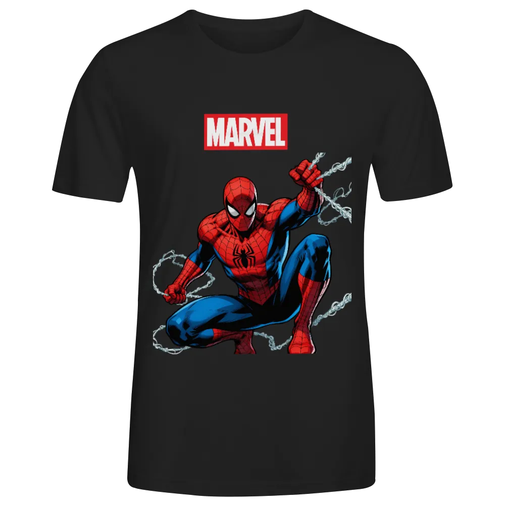 Marvel Spider - Man Graphic T - Shirt - Swing into Action with the Friendly Neighborhood Hero!