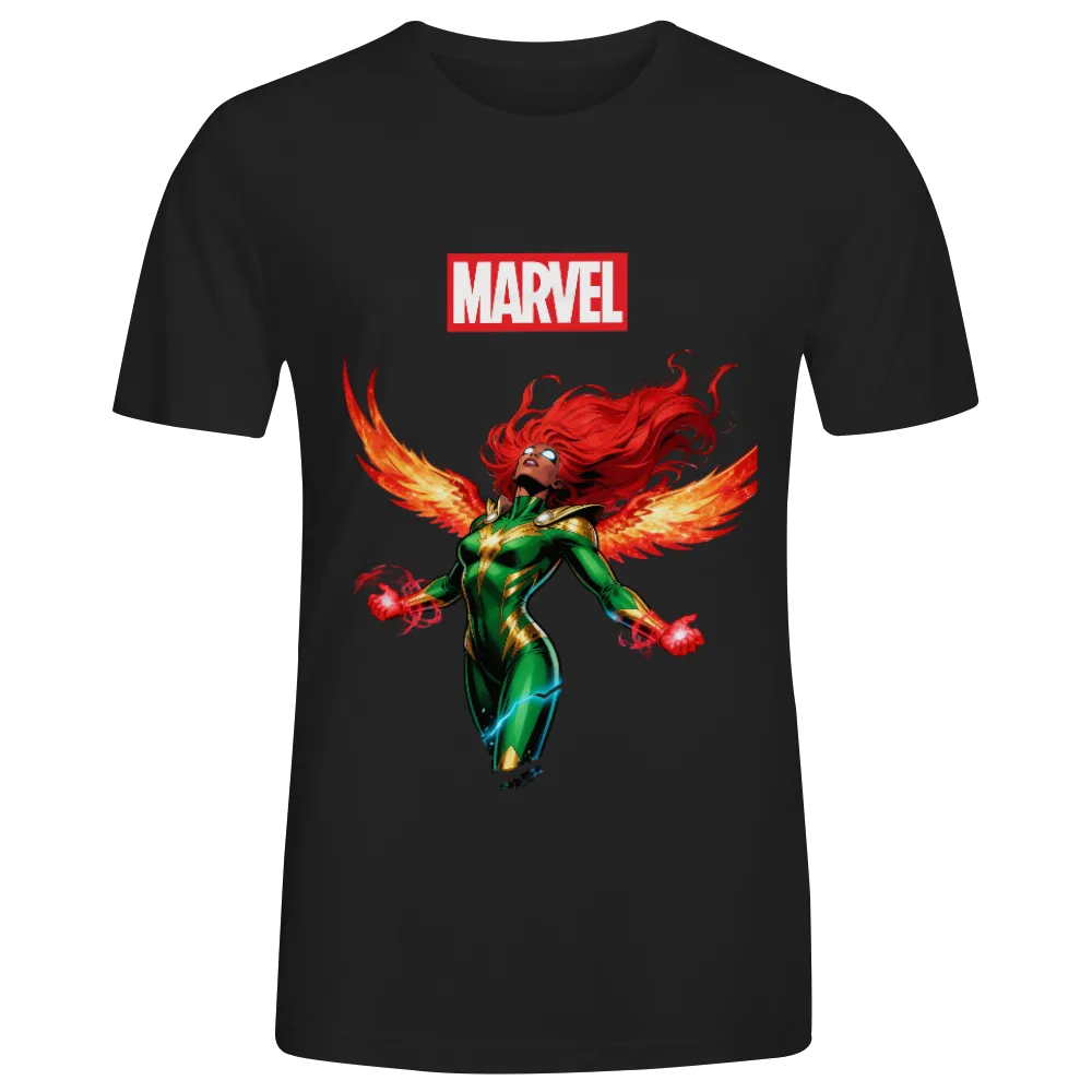 Marvel Phoenix Force Jean Grey Graphic Tee - Unleash the Cosmic Power!