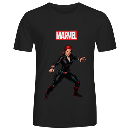 Marvel Black Widow Graphic T - Shirt - Unleash the Grace and Power of the World's Deadliest Spy!