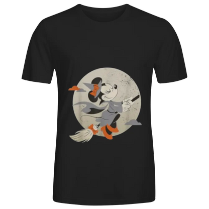 Disney Minnie Mouse Flying Witch Costume Halloween T-Shirt