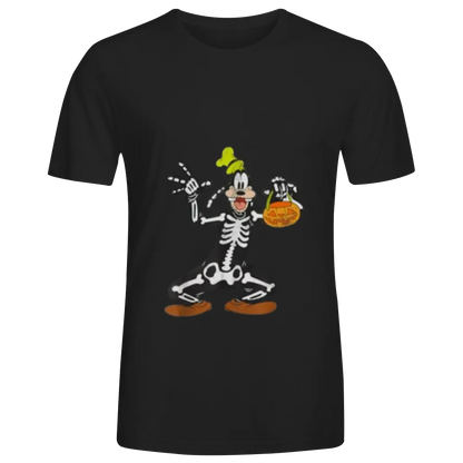 Goofy Skeleton Halloween T-Shirt