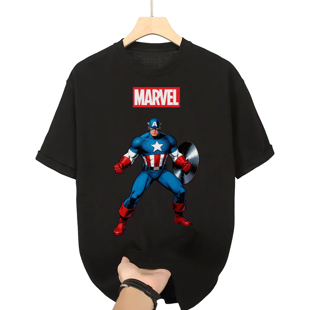 Marvel Captain America Graphic T - Shirt - Embrace the Spirit of Freedom and Justice!